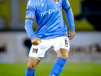 NEC defender Calvin Verdonk plays during the match between NAC and NEC at the NAC Rat Verleghstadium for the Dutch Eredivisie season 2024-20...