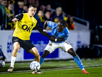 NAC Breda midfielder Dominik Janosek and NEC defender Brayann Pereira play during the match between NAC and NEC at the NAC Rat Verleghstadiu...