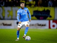 NEC defender Calvin Verdonk plays during the match between NAC and NEC at the NAC Rat Verleghstadium for the Dutch Eredivisie season 2024-20...