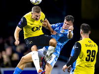 NAC Breda defender Boy Kemper and NEC forward Vito van Crooij play during the match between NAC and NEC at the NAC Rat Verlegh Stadium for t...