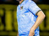 NEC forward Vito van Crooij plays during the match between NAC and NEC at the NAC Rat Verlegh Stadium for the Dutch Eredivisie season 2024-2...