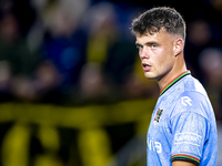 NEC forward Vito van Crooij plays during the match between NAC and NEC at the NAC Rat Verlegh Stadium for the Dutch Eredivisie season 2024-2...