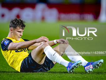 NAC Breda forward Kacper Kostorz plays during the match between NAC and NEC at the NAC Rat Verlegh Stadium for the Dutch Eredivisie season 2...