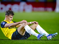 NAC Breda forward Kacper Kostorz plays during the match between NAC and NEC at the NAC Rat Verlegh Stadium for the Dutch Eredivisie season 2...