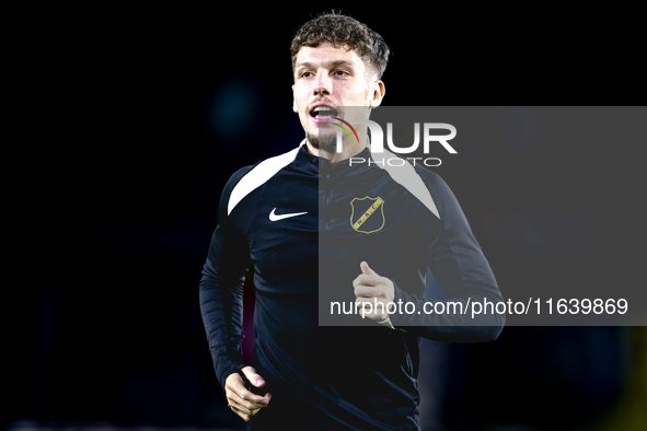 NAC Breda forward Roy Kuijpers plays during the match between NAC and NEC at the NAC Rat Verleghstadium for the Dutch Eredivisie season 2024...