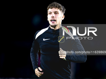 NAC Breda forward Roy Kuijpers plays during the match between NAC and NEC at the NAC Rat Verleghstadium for the Dutch Eredivisie season 2024...