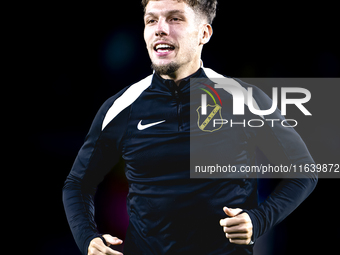 NAC Breda forward Roy Kuijpers plays during the match between NAC and NEC at the NAC Rat Verleghstadium for the Dutch Eredivisie season 2024...