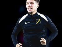 NAC Breda forward Roy Kuijpers plays during the match between NAC and NEC at the NAC Rat Verleghstadium for the Dutch Eredivisie season 2024...