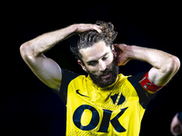 NAC Breda defender Jan van den Berg plays during the match between NAC and NEC at the NAC Rat Verleghstadium for the Dutch Eredivisie season...