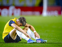 NAC Breda forward Kacper Kostorz plays during the match between NAC and NEC at the NAC Rat Verlegh Stadium for the Dutch Eredivisie season 2...