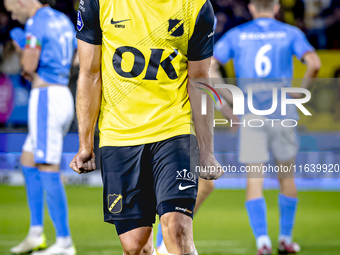 NAC Breda defender Boy Kemper plays during the match between NAC and NEC at the NAC Rat Verleghstadium for the Dutch Eredivisie season 2024-...