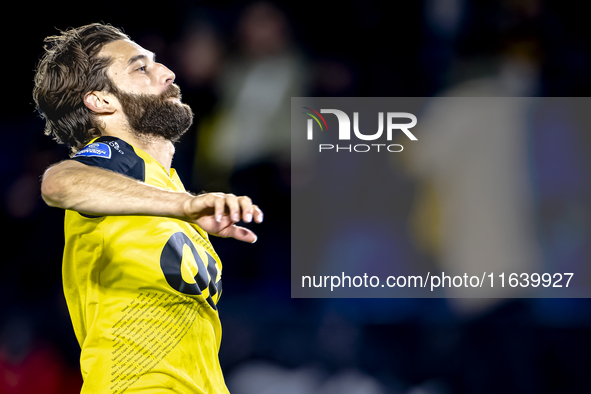 NAC Breda defender Jan van den Berg plays during the match between NAC and NEC at the NAC Rat Verleghstadium for the Dutch Eredivisie season...