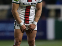 Jamie Shillcock of Leicester Tigers participates in the Gallagher Premiership match between Newcastle Falcons and Leicester Tigers at Kingst...