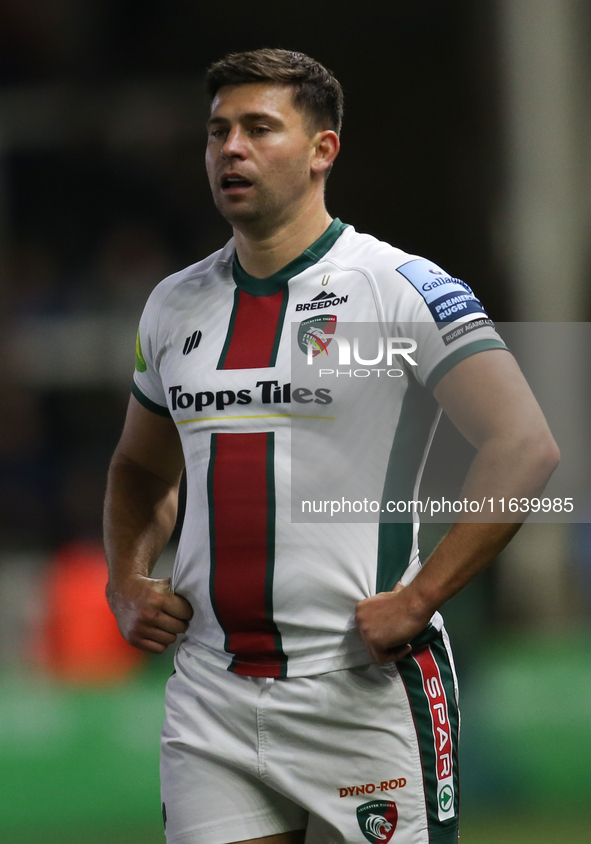 Leicester Tigers' Ben Youngs participates in the Gallagher Premiership match between Newcastle Falcons and Leicester Tigers at Kingston Park...