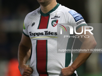 Leicester Tigers' Ben Youngs participates in the Gallagher Premiership match between Newcastle Falcons and Leicester Tigers at Kingston Park...