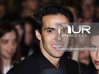 Kaka attends the Emporio Armani Fashion Show during the Milan Womenswear Spring/Summer 2025 in Milan, Italy, on September 19, 2024 (