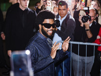 Khalid attends the Emporio Armani Fashion Show during the Milan Womenswear Spring/Summer 2025 in Milan, Italy, on September 19, 2024 (