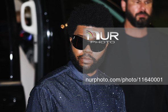 Khalid attends the Emporio Armani Fashion Show during the Milan Womenswear Spring/Summer 2025 in Milan, Italy, on September 19, 2024 