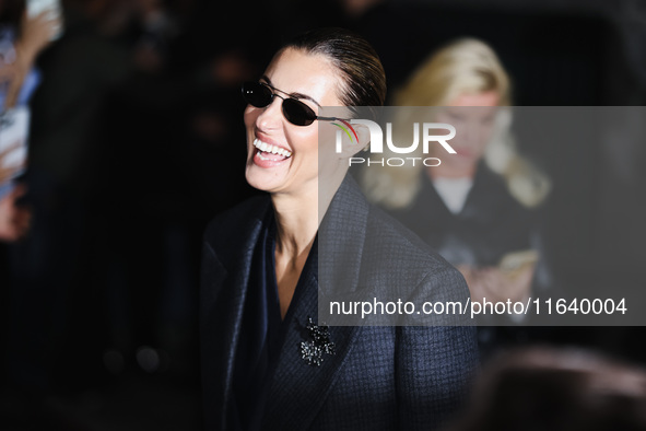 Sveva Alviti attends the Emporio Armani Fashion Show during the Milan Womenswear Spring/Summer 2025 in Milan, Italy, on September 19, 2024 