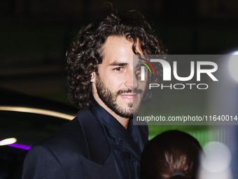 Gianmarco Tamberi attends the Emporio Armani Fashion Show during the Milan Womenswear Spring/Summer 2025 in Milan, Italy, on September 19, 2...