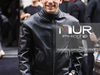 Omar Ayuso attends the Ferrari Fashion Show during the Milan Womenswear Spring/Summer 2025 in Milan, Italy, on September 21, 2024 (