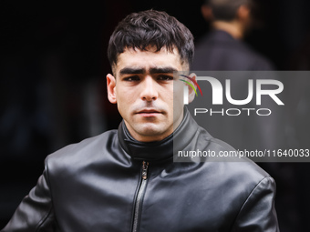 Omar Ayuso attends the Ferrari Fashion Show during the Milan Womenswear Spring/Summer 2025 in Milan, Italy, on September 21, 2024 (