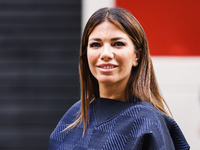 Federica Masolin attends the Ferrari Fashion Show during the Milan Womenswear Spring/Summer 2025 in Milan, Italy, on September 21, 2024 (