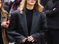 Chloe Lecareux attends the Ferrari Fashion Show during the Milan Womenswear Spring/Summer 2025 in Milan, Italy, on September 21, 2024 (