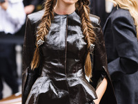 Mara Lafontan attends the Ferrari Fashion Show during the Milan Womenswear Spring/Summer 2025 in Milan, Italy, on September 21, 2024 (