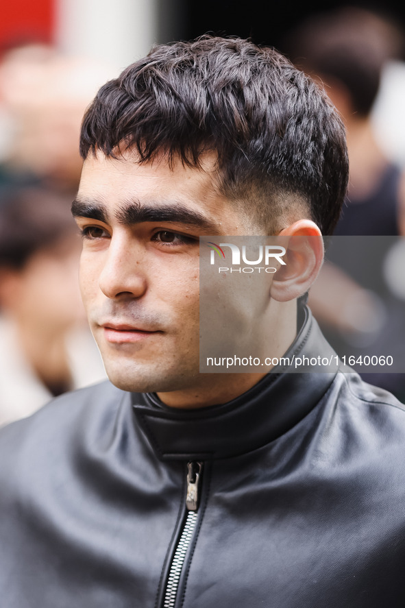 Omar Ayuso attends the Ferrari Fashion Show during the Milan Womenswear Spring/Summer 2025 in Milan, Italy, on September 21, 2024 