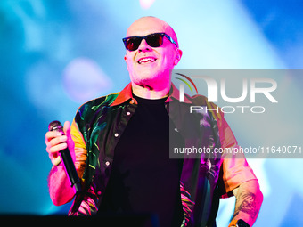 Max Pezzali performs live during the Max Forever Tour 2024 at San Siro Stadium in Milan, Italy, on July 01, 2024 (