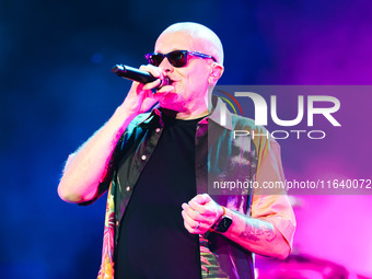 Max Pezzali performs live during the Max Forever Tour 2024 at San Siro Stadium in Milan, Italy, on July 01, 2024 (