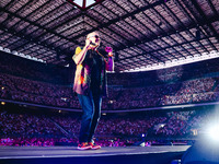 Max Pezzali performs live during the Max Forever Tour 2024 at San Siro Stadium in Milan, Italy, on July 01, 2024 (