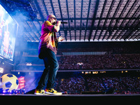 Max Pezzali performs live during the Max Forever Tour 2024 at San Siro Stadium in Milan, Italy, on July 01, 2024 (