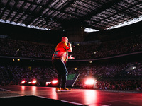 Max Pezzali performs live during the Max Forever Tour 2024 at San Siro Stadium in Milan, Italy, on July 01, 2024 (