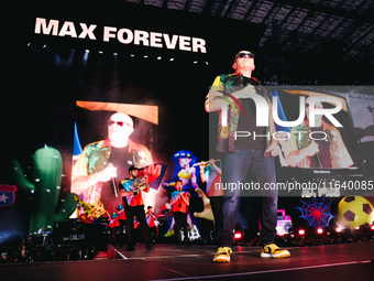 Max Pezzali performs live during the Max Forever Tour 2024 at San Siro Stadium in Milan, Italy, on July 01, 2024 (