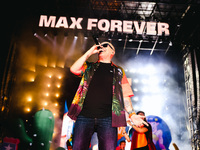 Max Pezzali performs live during the Max Forever Tour 2024 at San Siro Stadium in Milan, Italy, on July 01, 2024 (