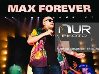 Max Pezzali performs live during the Max Forever Tour 2024 at San Siro Stadium in Milan, Italy, on July 01, 2024 (