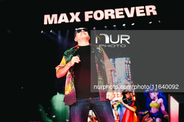 Max Pezzali performs live during the Max Forever Tour 2024 at San Siro Stadium in Milan, Italy, on July 01, 2024 