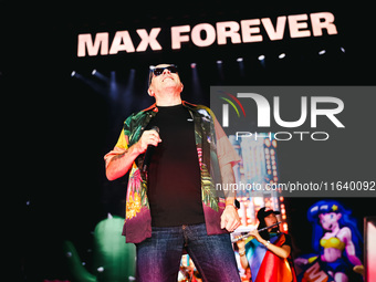 Max Pezzali performs live during the Max Forever Tour 2024 at San Siro Stadium in Milan, Italy, on July 01, 2024 (