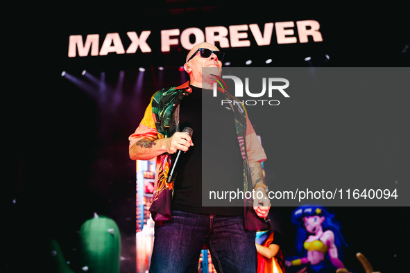 Max Pezzali performs live during the Max Forever Tour 2024 at San Siro Stadium in Milan, Italy, on July 01, 2024 