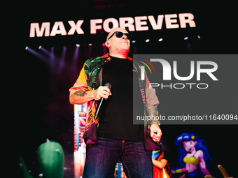 Max Pezzali performs live during the Max Forever Tour 2024 at San Siro Stadium in Milan, Italy, on July 01, 2024 (