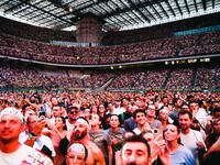 Max Pezzali performs live during the Max Forever Tour 2024 at San Siro Stadium in Milan, Italy, on July 01, 2024 (