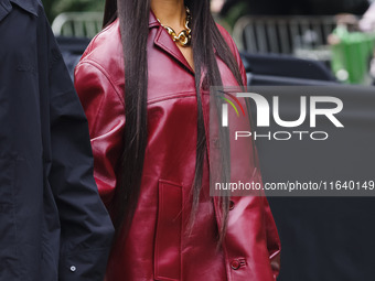 Kelsey Lu attends the Gucci Fashion Show during the Milan Womenswear Spring/Summer 2025 in Milan, Italy, on September 27, 2024 (