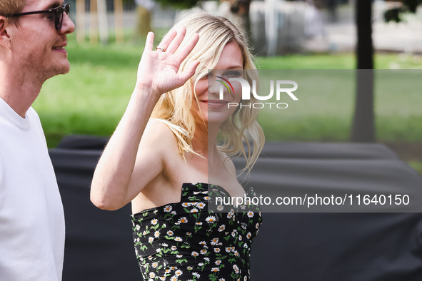 Kirsten Dunst attends the Gucci Fashion Show during the Milan Womenswear Spring/Summer 2025 in Milan, Italy, on September 27, 2024 