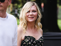 Kirsten Dunst attends the Gucci Fashion Show during the Milan Womenswear Spring/Summer 2025 in Milan, Italy, on September 27, 2024 (