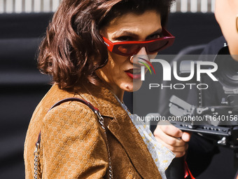 Elisa attends the Gucci Fashion Show during the Milan Womenswear Spring/Summer 2025 in Milan, Italy, on September 27, 2024 (