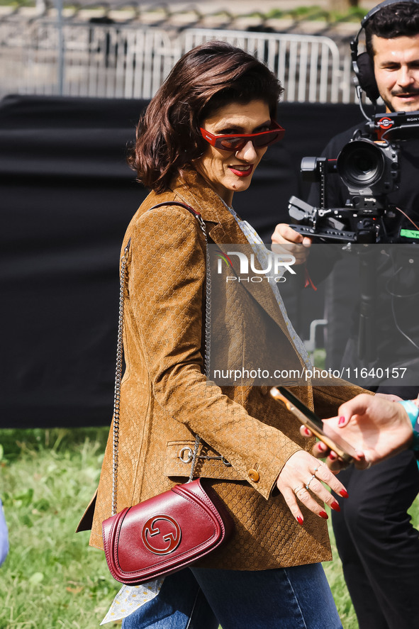 Elisa attends the Gucci Fashion Show during the Milan Womenswear Spring/Summer 2025 in Milan, Italy, on September 27, 2024 