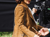 Elisa attends the Gucci Fashion Show during the Milan Womenswear Spring/Summer 2025 in Milan, Italy, on September 27, 2024 (