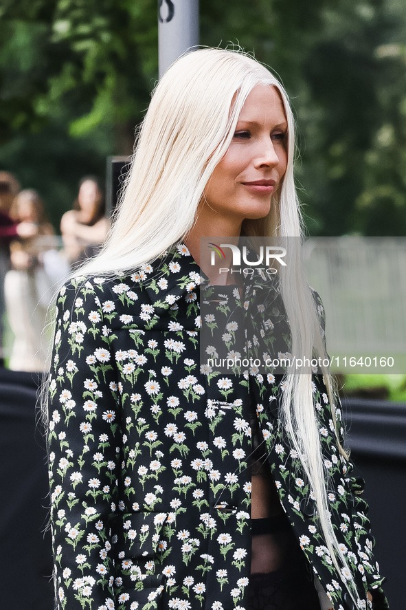 Kirsty Hume attends the Gucci Fashion Show during the Milan Womenswear Spring/Summer 2025 in Milan, Italy, on September 27, 2024 